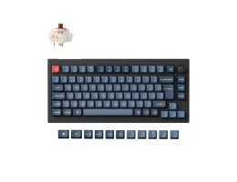 Mehanska Tipkovnica brezžična Keychron V1 Max QMK/VIA UK | črna RGB (Brown switch) (V1M-D3-UK)