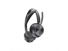 Slušalke brezžične HP naglavne z mikrofonom BT USB-C/USB-A Voyager Focus 2 črna ANC s stojalom za polnjenje (9T9J6AA#AC3)