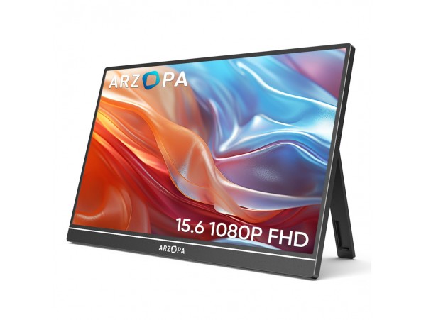 Prenosni monitor Arzopa 39,6 cm (15,6") A1 GAMUT 1920x1080  IPS 5ms Mini-HDMI USB-C Zvočniki  NTSC45%