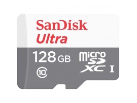 Spominska kartica microSDXC 128GB Sandisk Ultra 100MB/s/UHS-I (SDSQUNR-128G-GN3MN)