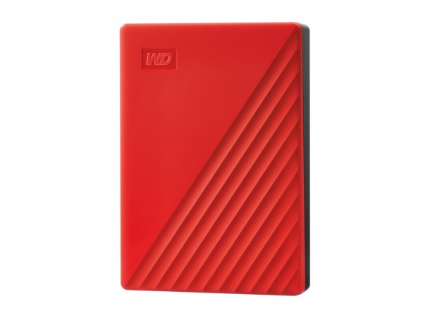 Prenosni disk 6,4cm (2,5") 4TB USB 3.0 WD My Passport - rdeča WDBPKJ0040BRD-WESN