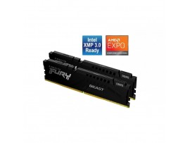DDR5 32GB 6000MHz CL30 KIT (2x16GB) Kingston Fury Beast EXPO 1,1V črna (KF560C30BBEK2-32)