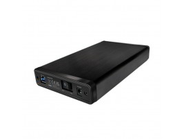 Ohišje za trdi disk 3,5 USB-A 3.0 5Gbps za diske 22TB LogiLink - črn (UA0284)