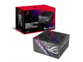 Napajalnik - 1000W Asus ROG STRIX 1000 80Plus Platinum 92% ATX 3.1 Modular 120mm črna (90YE00W1-B0NA00)