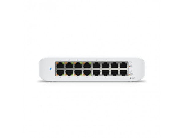 STIKALO 16-PORT Ubiquiti Lite 16  10/100/1000 PoE (USW-LITE-16-POE)