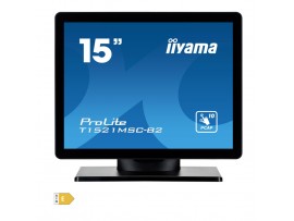 Monitor touch Iiyama 38,1 cm (15,0") T1521MSC-B2 1024x768 POS TN 8ms VGA HDMI USB Zvočniki  7H ProLite interaktivni monitor