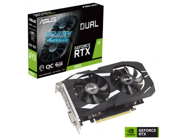 Grafična kartica nVidia RTX3050 Asus OC Edition Dual - 6GB GDDR6 (90YV0K60-M0NA00)