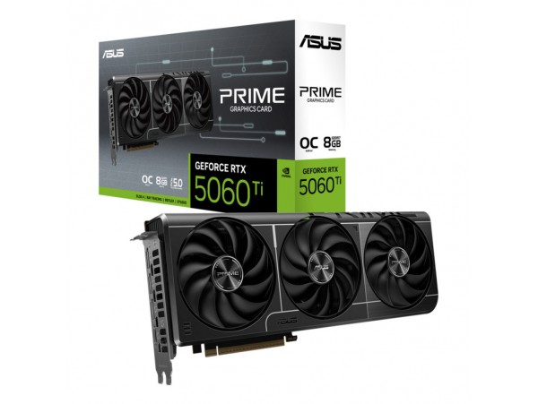 Grafična kartica nVidia RTX5060Ti Asus Prime OC Edition - 8GB GDDR7 (90YV0MP0-M0NA00)