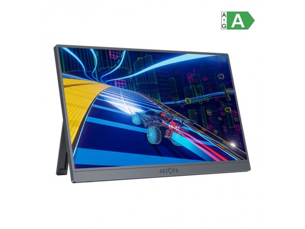 Prenosni monitor Arzopa 40,9 cm (16,1") Z1FC SILVER GRAY 1920x1080  144Hz IPS 13ms HDMI Mini-HDMI USB-C USB Zvočniki  NTSC72% HDR10