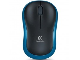 Miš brezžična za notesnike Logitech M185 nano modra (910-002239)