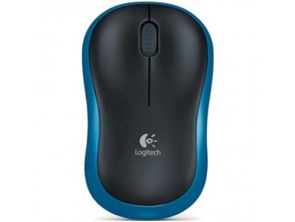 Miš brezžična za notesnike Logitech M185 nano modra (910-002239)