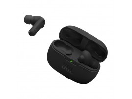 Slušalke brezžične JBL ušesne z mikrofonom BT VIBE BEAM 2 črne