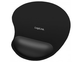 Podloga za miško z gelom ergonomska LogiLink MousePad črna (ID0027)