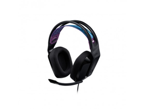Slušalke žične Logitech naglavne z mikrofonom 2x 3,5mm G335 črna z mikrofonom (981-000978)