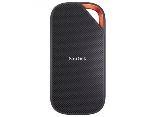 Prenosni disk SSD 2TB USB4, USB-C Sandisk Extreme PRO 3800/3700MB/s  - črna-oranžna (SDSSDE82-2T00-G25)