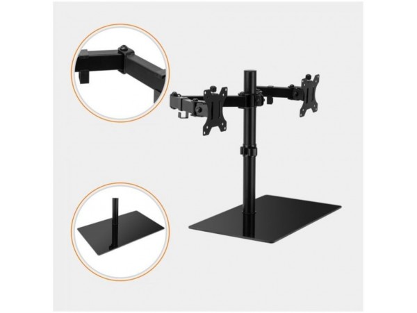 Nosilec namizni VonHaus za monitor 13"-27" do 2x 8kg (3000484)