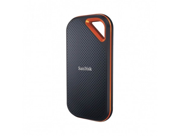 Prenosni disk SSD 2TB USB-C Sandisk Extreme PRO 2000/2000MB/s  - črna-oranžna (SDSSDE81-2T00-G25)