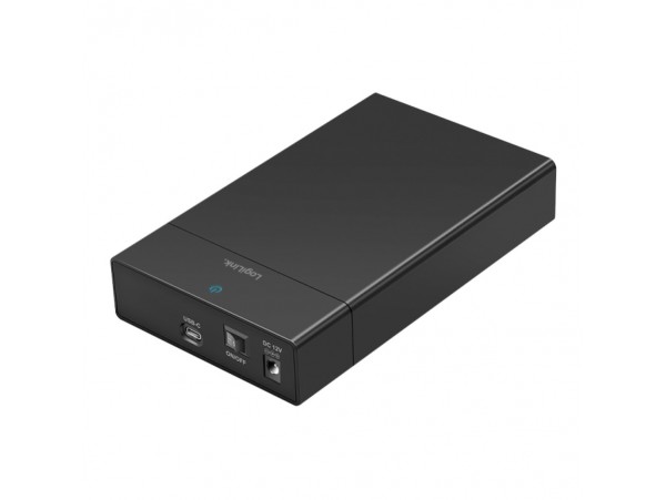 Ohišje za trdi disk 3,5 USB 3.2 Gen1 Logilink brezvijačno črno (UA0460)