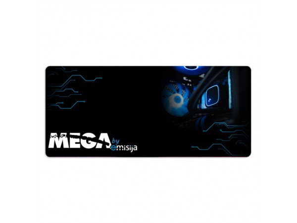 Podloga za miško MEGA mikrovlakna 900x400x3mm XXL vodoodporna črna (6669990)
