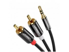 Kabel Audio 3,5mm M => 2 x Cinch M - 2,0m Ugreen (10584)
