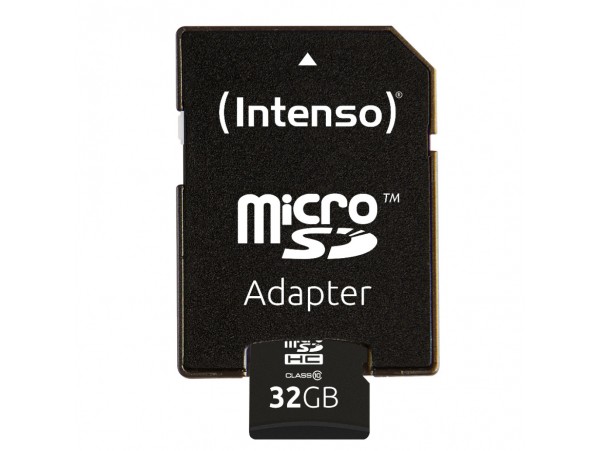 Spominska kartica SDHC-Micro 32GB Intenso Class10 40MB/s/10MB/s +adapter (3413480)
