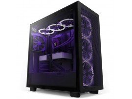 Ohišje NZXT H7 Flow MidiATX - črna