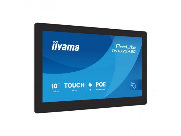 Tablični računalnik 10,1" 25,5cm Iiyama ProLite TW1023ASC-B3P 4GB 32GB eMMC MiniHDMI Android 13 črna 1280x720 Rockchip RK3568 WiFi BT PoE Technology  iiSignage² (TW1023ASC-B3P)