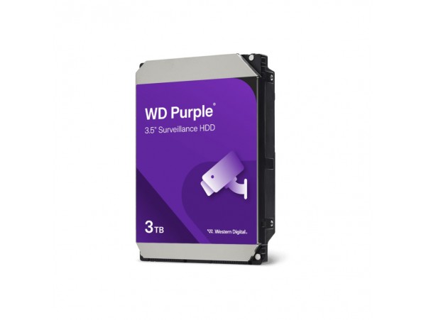 Trdi disk 3,5" 3TB SATA WD Purple 5400 vrtljajev 128MB (WD34PURZ)