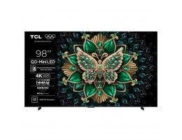 TV sprejemnik TCL 98,0" 248,9 cm 98C61K 4K miniLED Google TV 4xHDMI USB BT WiFi RJ45  HDR10+