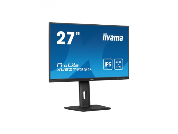 Monitor Iiyama 68,6 cm (27,0") XUB2793QS-B6 2560x1440 100Hz IPS 1ms HDMI DisplayPort Pivot Zvočniki  sRGB96% AdaptiveSync ProLite