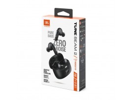 Slušalke brezžične JBL ušesne z mikrofonom BT Tune Beam 2 črna (JBLTBEAM2BLK)