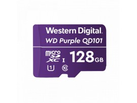 Spominska kartica microSDXC 128GB WD Purple QD101 Ultra Endurance 100MB/s/20MB/s U1 V10 UHS-I (WDD128G1P0C)