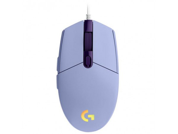 Gaming miška Žična Logitech G102 LightSync, vijolična (910-005854)