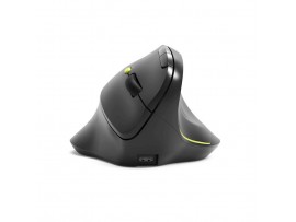 Miš brezžična + Bluetooth ergonomska Port Ergo Soft 1600DPI za desničarje 5 gumbov črna (910200)