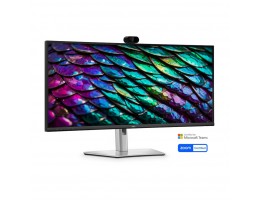 Monitor Dell 86,4 cm (34,0") P3426WEB 3440x1440 Curved konferenca 100Hz IPS 5,3ms HDMI DisplayPort USB-C 90W 2xUSB3.2 HAS Kamera Zvočniki 2x10W  sRGB99% PRO