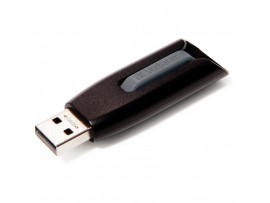 Spominski ključek 128GB USB 3.2 Verbatim Store'n'Go V3 80MB/s 25MB/s plastičen izvlečni črn (49189)