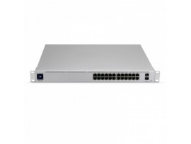 STIKALO 24-PORT UBIQUITI UniFi 100/1000 1000 PoE+ Managed Rackmount (USW-Pro-24-POE)