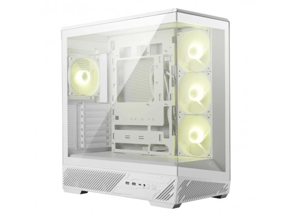 Ohišje MSI MAG Pano 130R PZ microATX - bela RGB