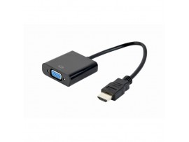 Adapter HDMI (m) => VGA (ž) 0,15m Gembird A-HDMI-VGA-04