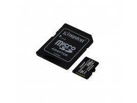 Spominska kartica microSDXC 256GB Kingston Canvas Select Plus 100MB/s/85MB/s U3 V30 UHS-I A2 +adapter (SDCS2/256GB)