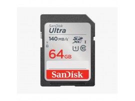 Spominska kartica SDXC 64GB Sandisk Ultra 140MB/s/100MB/s U1 V10 UHS-I (SDSDUNB-064G-GN6IN)