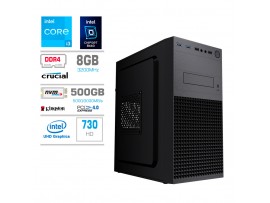 Računalnik MEGA MT S4 i3-14100/Intel 730/8GB/500GB/450W/Brez OS