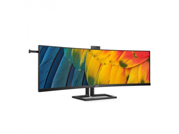 Monitor Philips 113 cm (44,5") 45B1U6900CH 5120x1440 Curved konferenca 75Hz VA 4ms 2xHDMI DisplayPort USB-C 100W 4xUSB3.2 USB-C-Out HAS Kamera Zvočniki 2x5W  2H sRGB123% SeparateSync RJ45 KVM