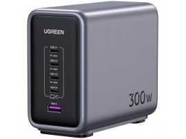 Hišni polnilec 100-240V => 4xUSB-C in 1xUSB-A PD3.1 300W GaN II Nexode (90903B)