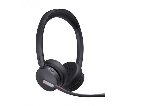 Slušalke brezžične Yealink naglavne z mikrofonom BT/USB-C BH70 črne ENC (1208667)