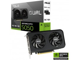 Grafična kartica ASUS Dual GeForce RTX 5050 OC, 8GB GDDR6, PCI-E 5.0 DUAL-RTX5050-O8G