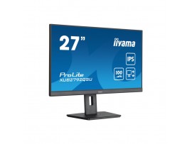 Monitor Iiyama 68,6 cm (27,0") XUB2792QSU-B6 2560x1440 100Hz IPS 0,4ms HDMI DisplayPort 4xUSB3.2 Pivot Zvočniki  sRGB99% ProLite