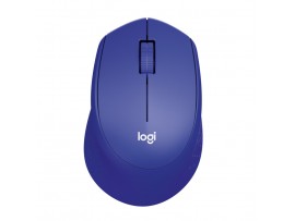 Miš Logitech brezžična optična M330 modra silent plus (910-004910)