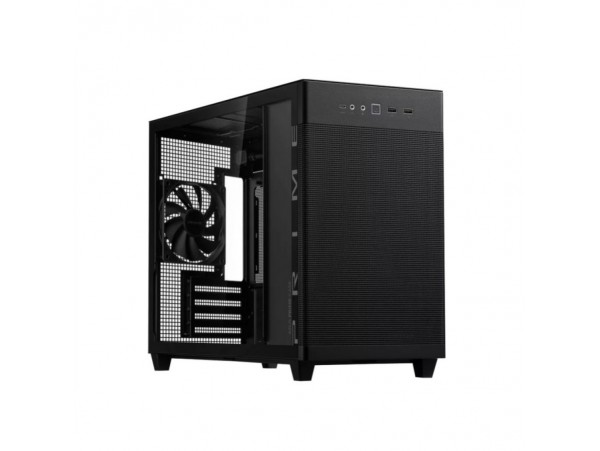 Ohišje Asus Prime AP201 (steklena stranica) miniATX - črna