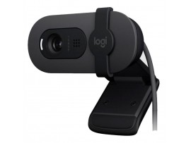 Spletna kamera Logitech Brio 100 2MP FHD 30FPS 58° USB-A grafitna pokrov za lečo (960-001585)